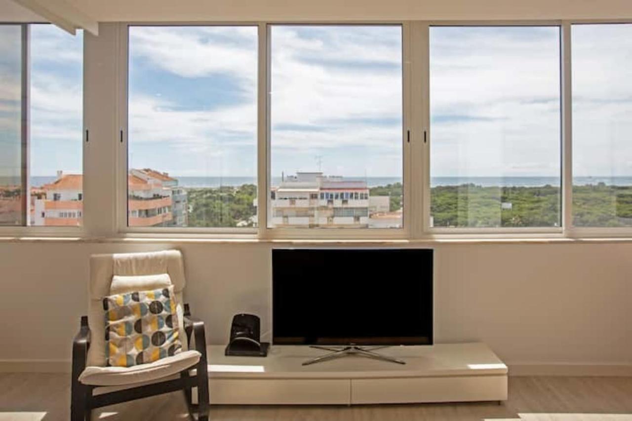 Magnificent 1 Bedroom Apartment With Views Over The Ocean Costa de Caparica Εξωτερικό φωτογραφία